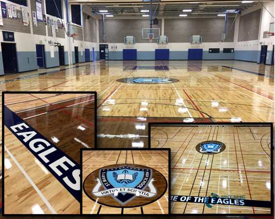 22mm厚籃球場木地板安裝公司