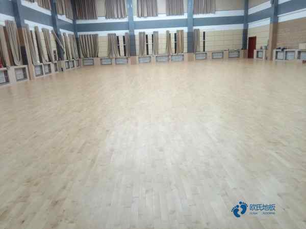 雙龍骨籃球體育木地板廠家報價