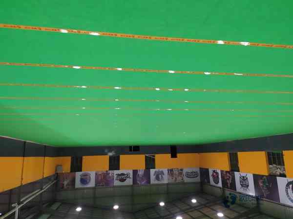 學校籃球館地板阻燃