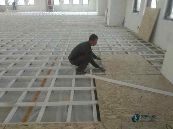 籃球場地木地板施工團隊1