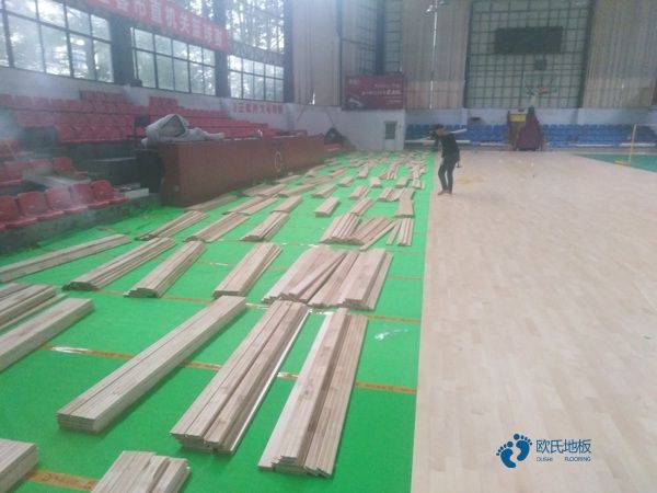 懸浮籃球運動木地板維護保養