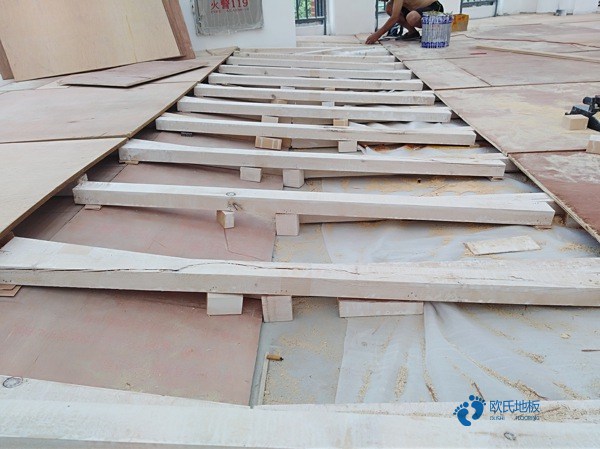 質量好運動籃球地板施工單位2