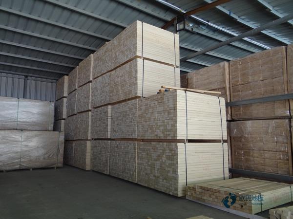 室內體育運動木地板的做法